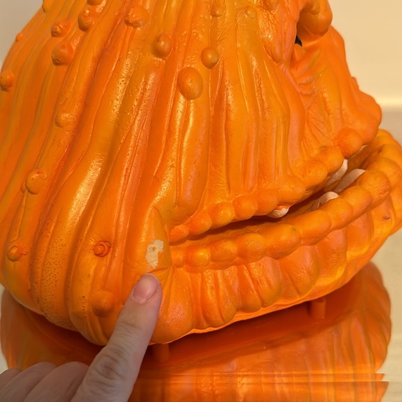 *RARE VINTAGE* TRENDMASTERS 1998 TALKING FAT JACK PUMPKIN DECOR - Picture 10 of 11